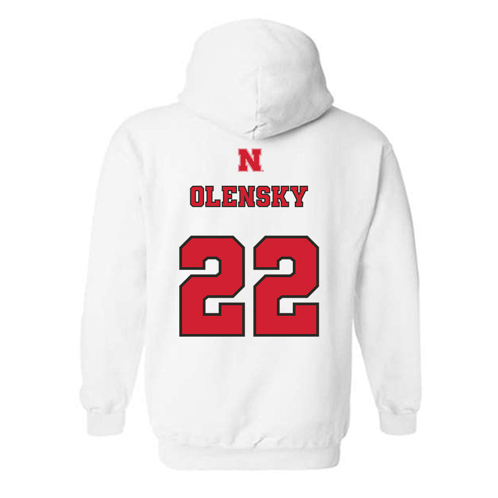 Nebraska - NCAA Softball : Caitlin Olensky - Hooded Sweatshirt Sports Shersey