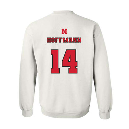 Nebraska - NCAA Softball : Kacie Hoffmann - Sports Shersey Crewneck Sweatshirt-1