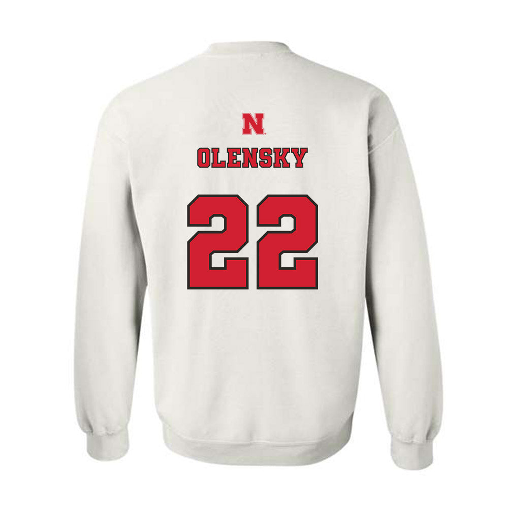 Nebraska - NCAA Softball : Caitlin Olensky - Crewneck Sweatshirt Sports Shersey