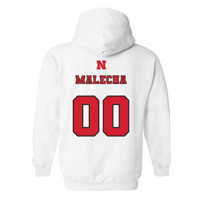 Nebraska - NCAA Softball : Mckinley Malecha - Sports Shersey Hooded Sweatshirt