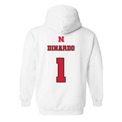 Nebraska - NCAA Softball : Olivia DiNardo - Sports Shersey Hooded Sweatshirt-1