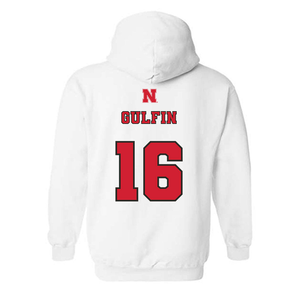 Nebraska - NCAA Softball : Elisa Gulfin - Hooded Sweatshirt Sports Shersey