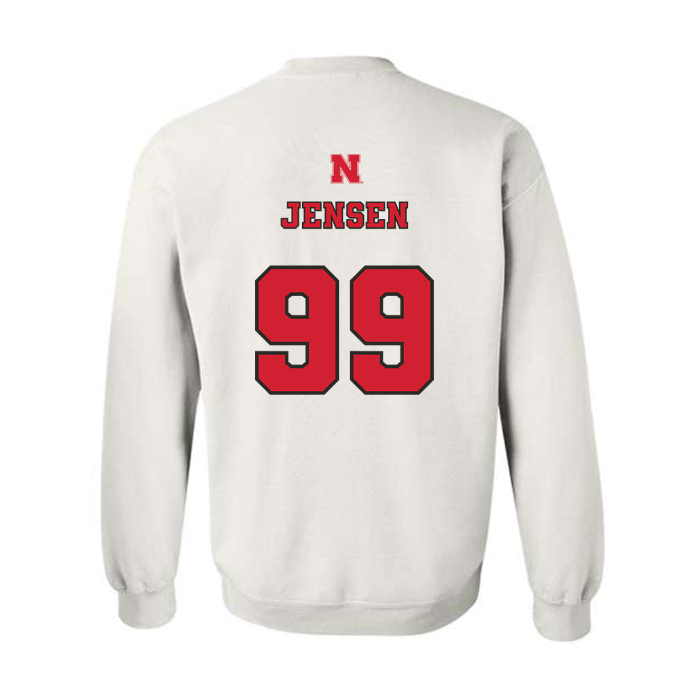 Nebraska - NCAA Softball : Alexis Jensen - Sports Shersey Crewneck Sweatshirt-1