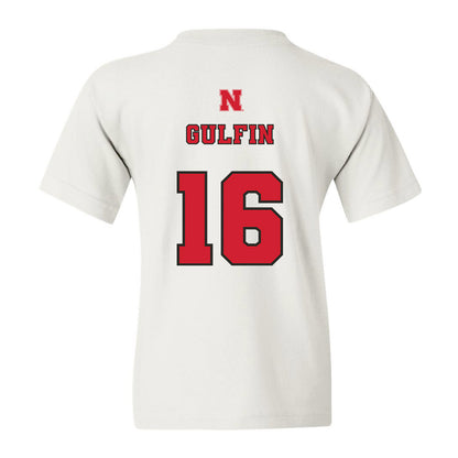 Nebraska - NCAA Softball : Elisa Gulfin - Youth T-Shirt Sports Shersey