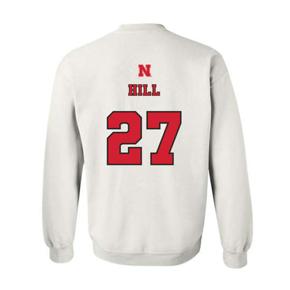 Nebraska - NCAA Softball : Natalia Hill - Sports Shersey Crewneck Sweatshirt-1