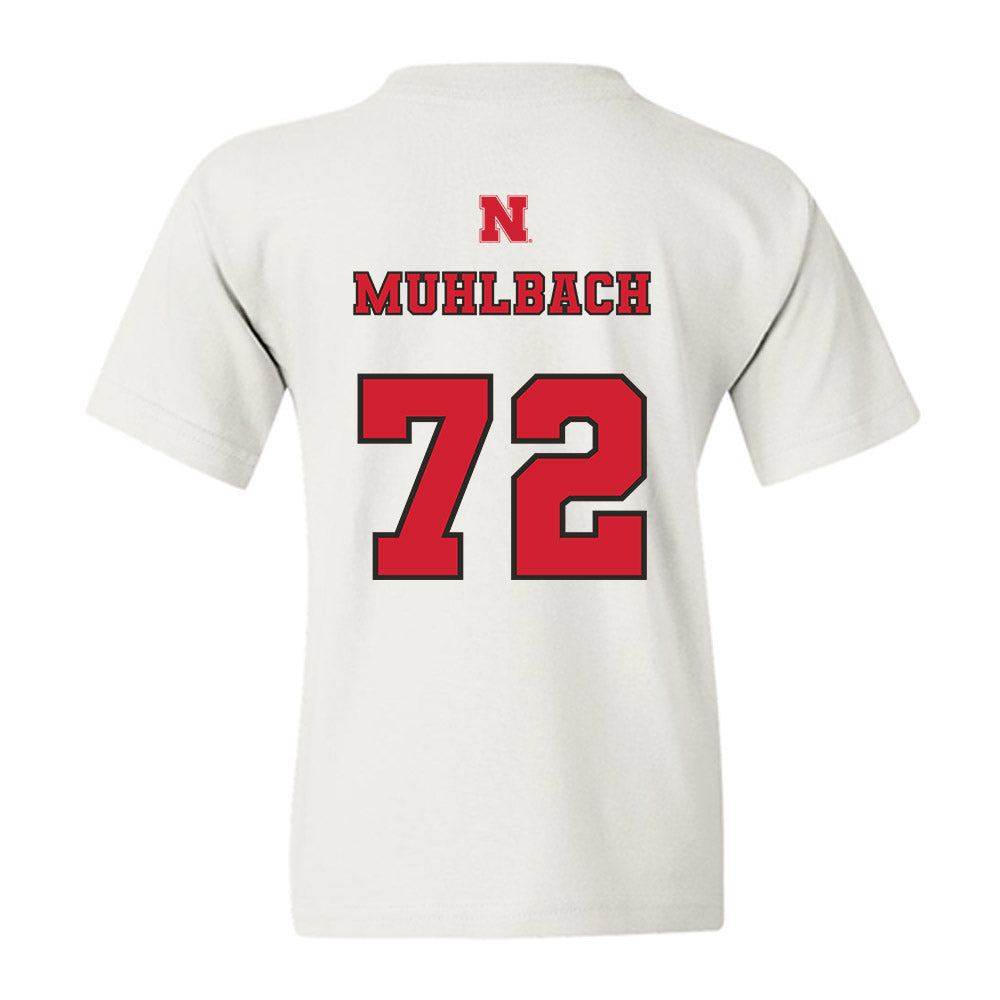 Nebraska - NCAA Softball : Carlie Muhlbach - Sports Shersey Youth T-Shirt-1