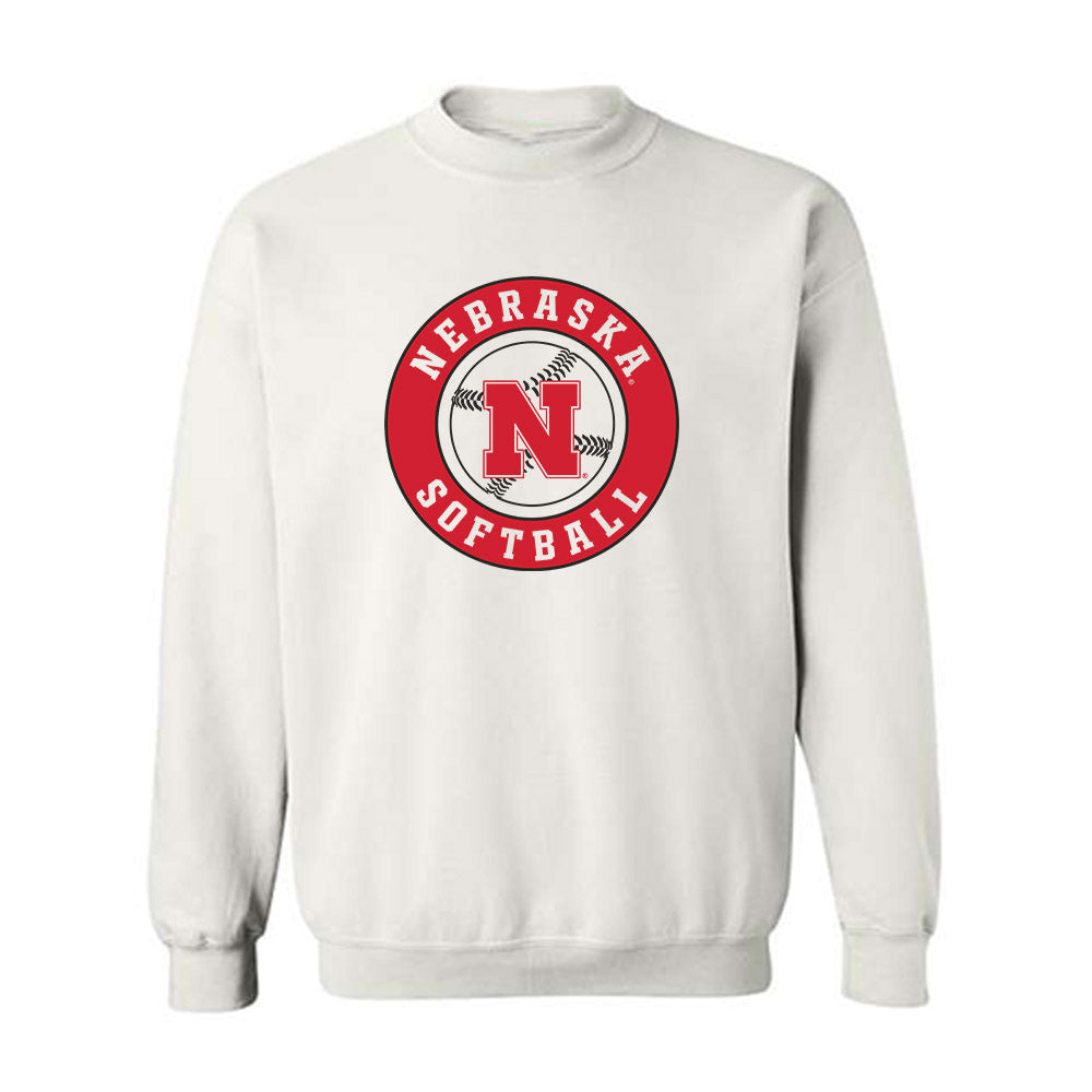 Nebraska - NCAA Softball : Elisa Gulfin - Crewneck Sweatshirt Sports Shersey