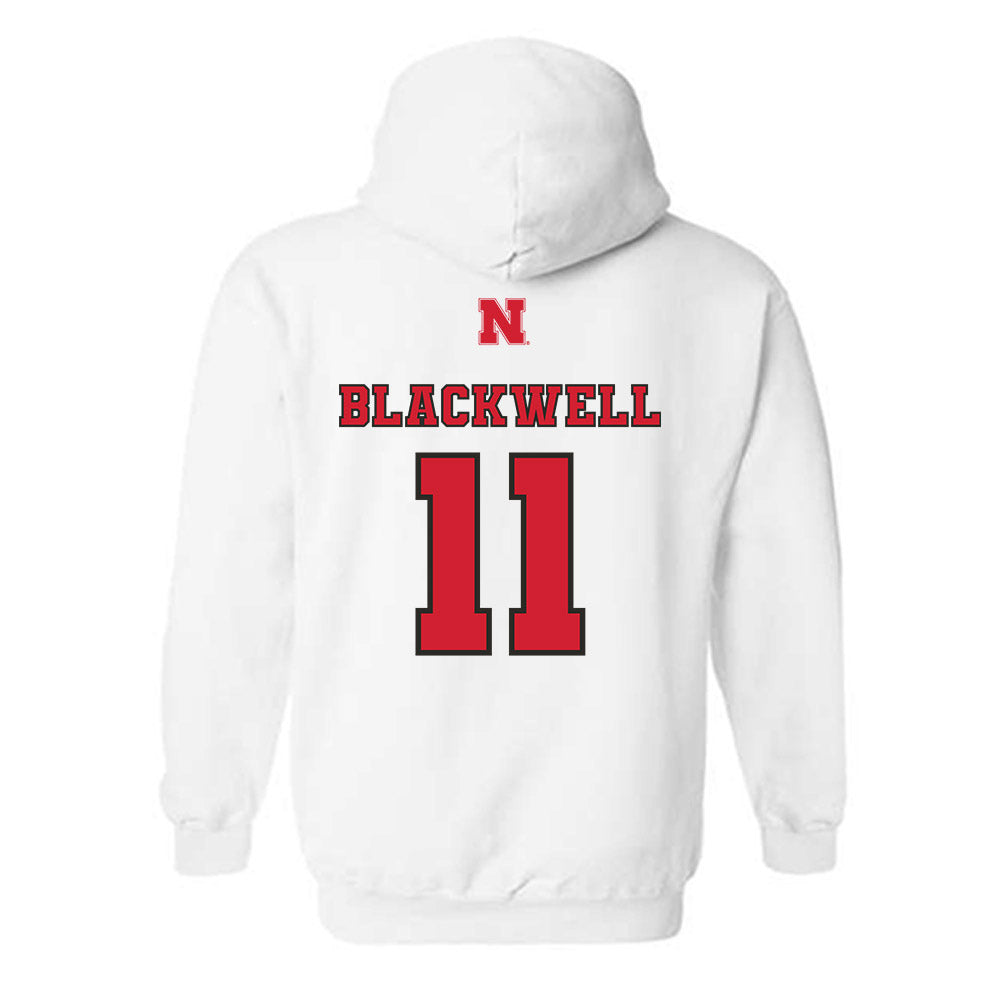 Nebraska - NCAA Women's Volleyball : Leyla Blackwell - Hooded Sweatshirt