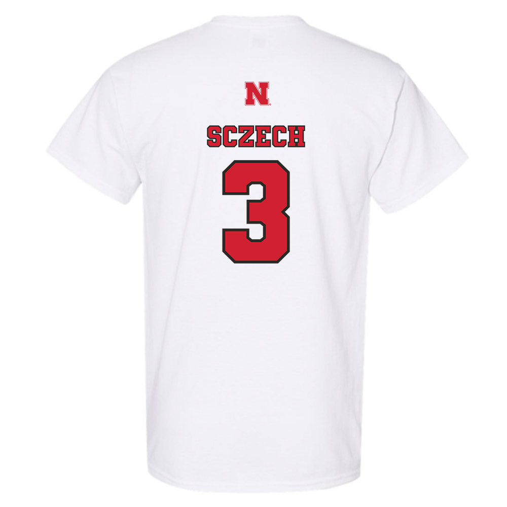 Nebraska - NCAA Women's Volleyball : Allie Sczech - Sports Shersey T-Shirt-1
