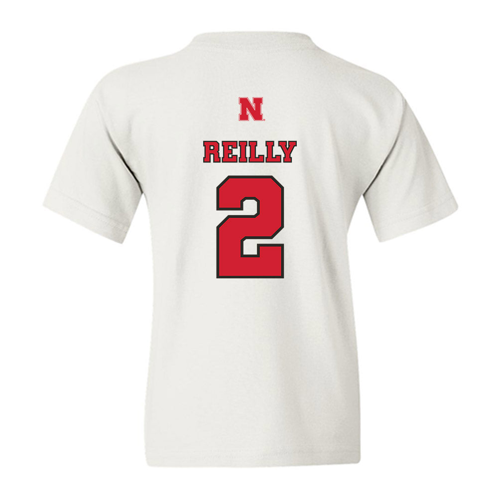 Nebraska - NCAA Women's Volleyball : Bergen Reilly - Sports Shersey Youth T-Shirt-1