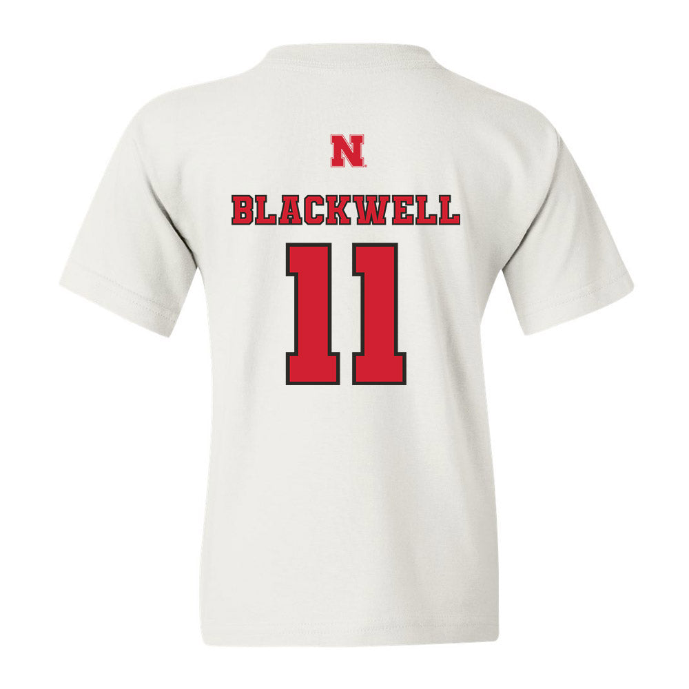 Nebraska - NCAA Women's Volleyball : Leyla Blackwell - Youth T-Shirt