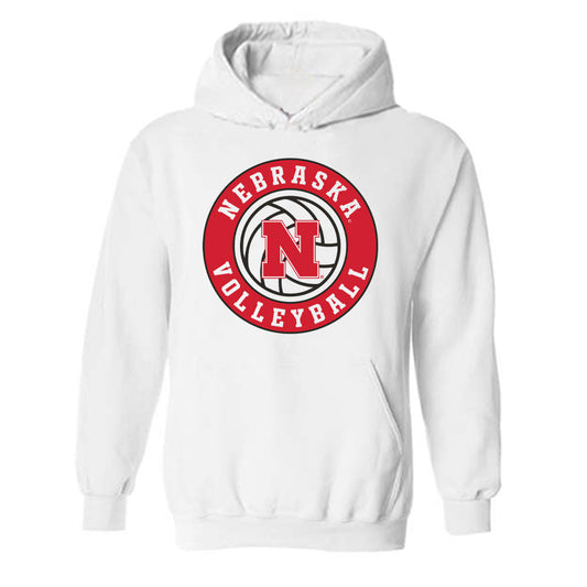 Nebraska - NCAA Women's Volleyball : Bergen Reilly - Sports Shersey Hooded Sweatshirt-0