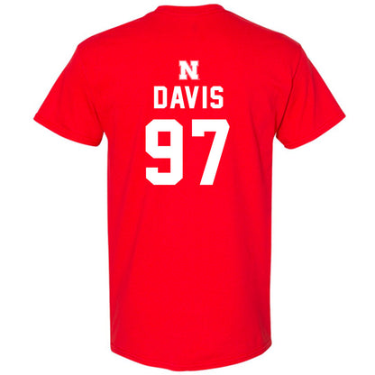 Nebraska - NCAA Football : Keona Davis - Replica Shersey T-Shirt-1