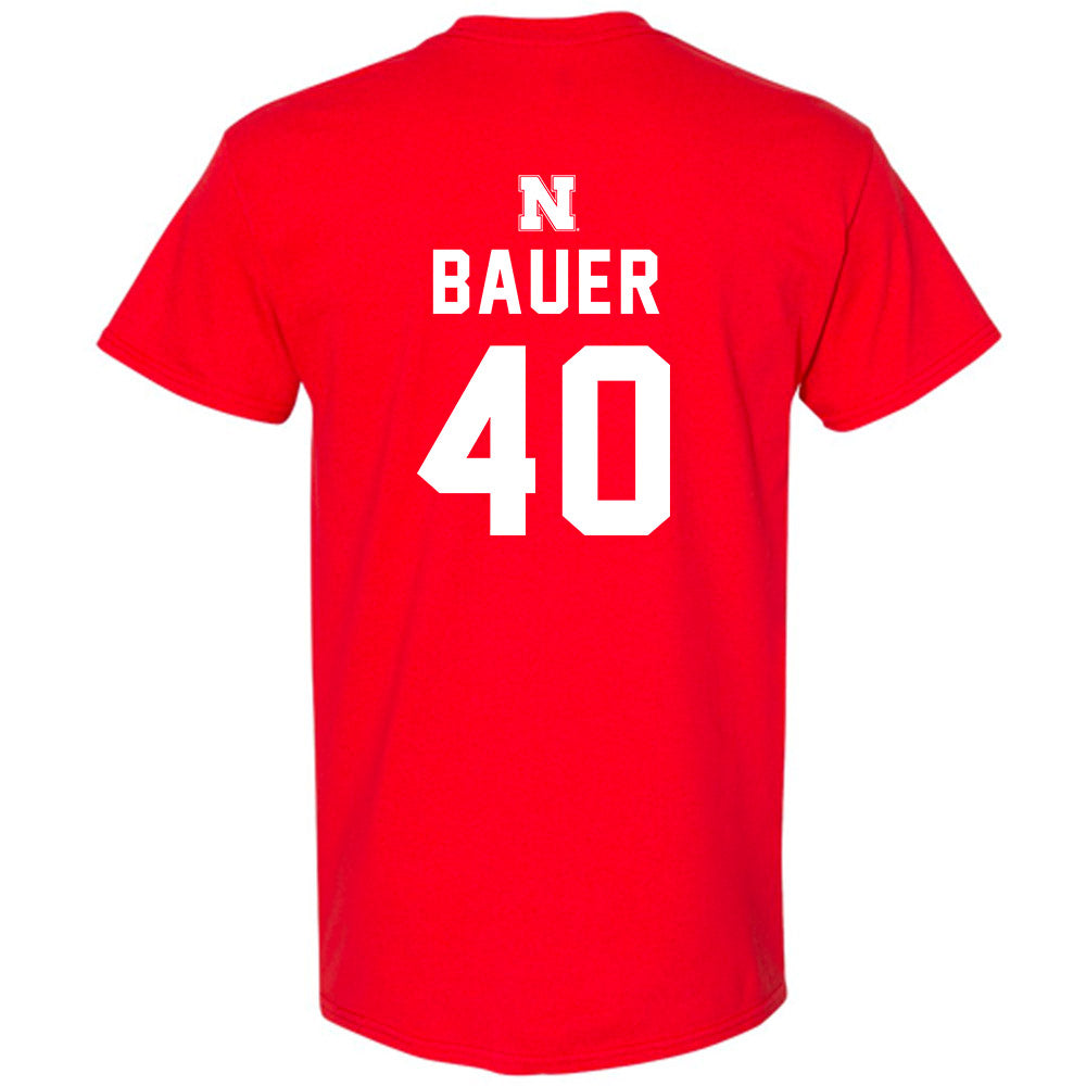 Nebraska - NCAA Football : Rowdy Bauer - T-Shirt