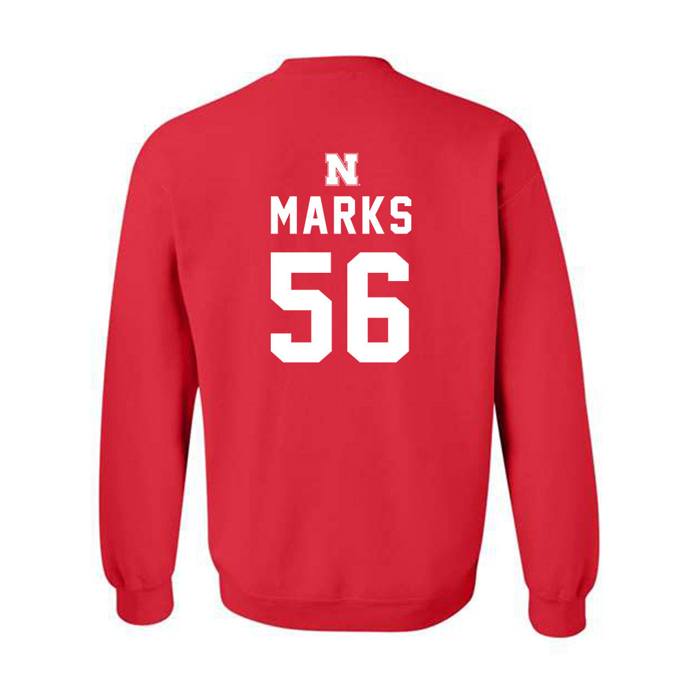 Nebraska - NCAA Football : Julian Marks - Replica Shersey Crewneck Sweatshirt-1