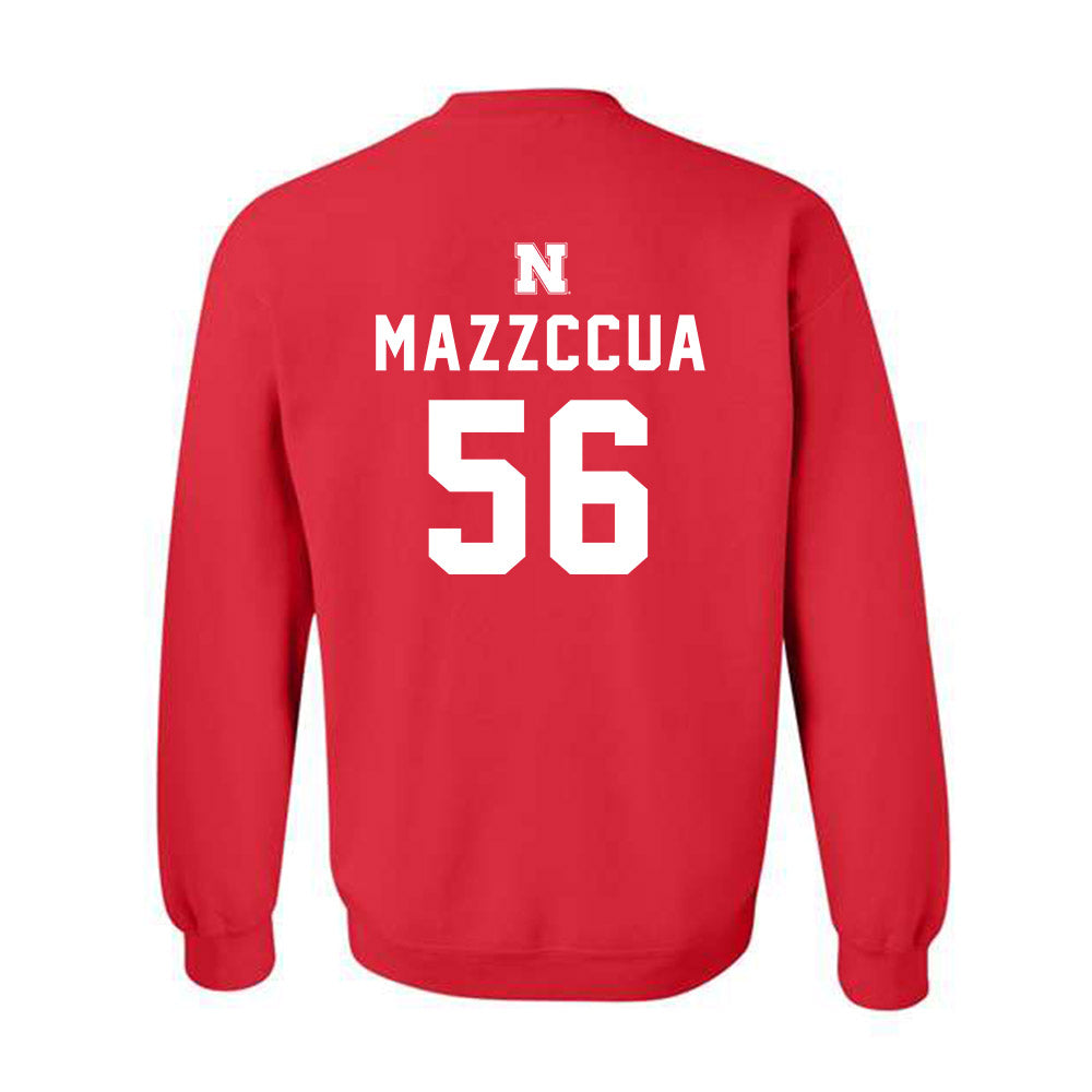 Nebraska - NCAA Football : Micah Mazzccua - Crewneck Sweatshirt