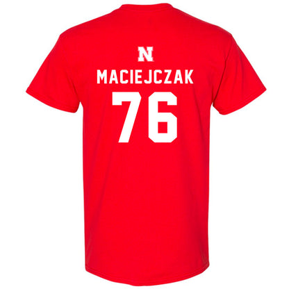 Nebraska - NCAA Football : Jason Maciejczak - T-Shirt