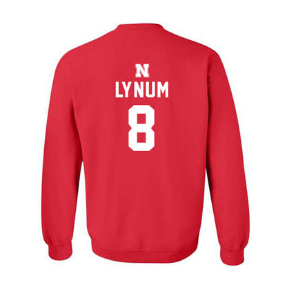 Nebraska - NCAA Football : Tamon Lynum - Replica Shersey Crewneck Sweatshirt-1