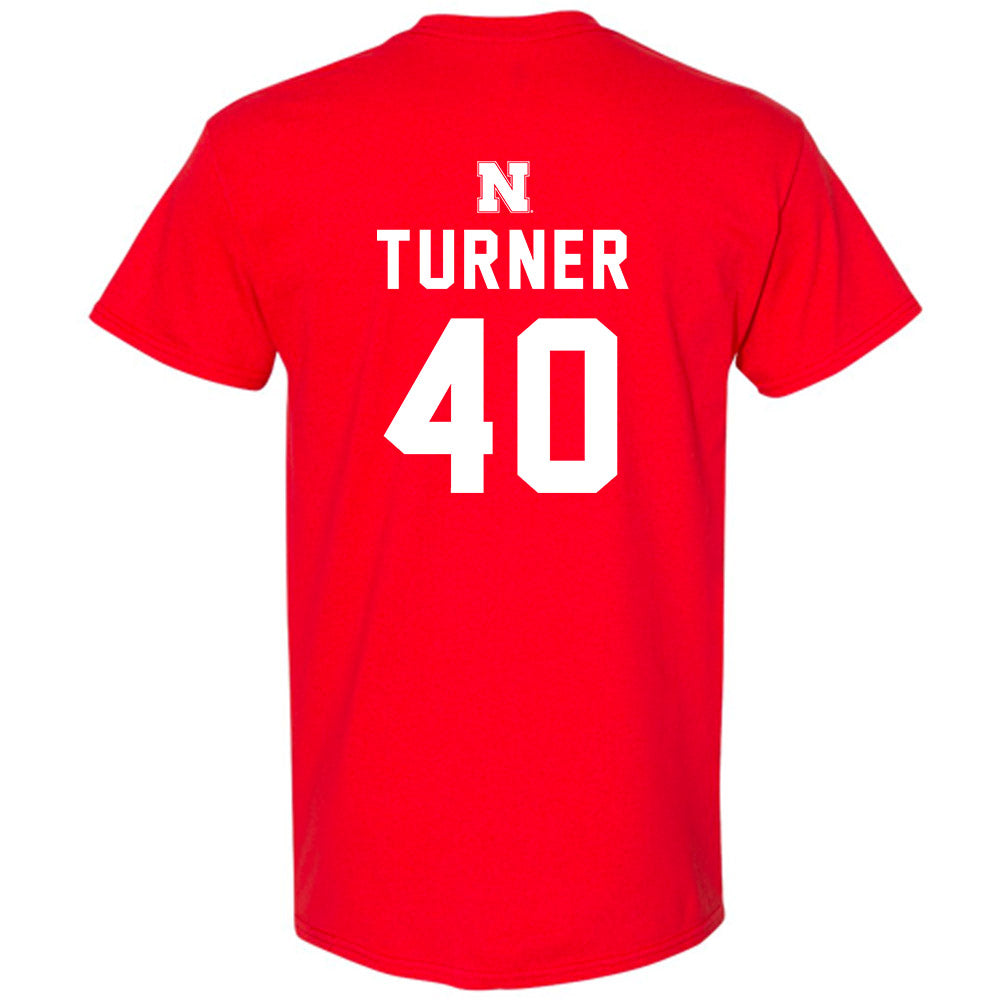 Nebraska - NCAA Football : Brice Turner - T-Shirt