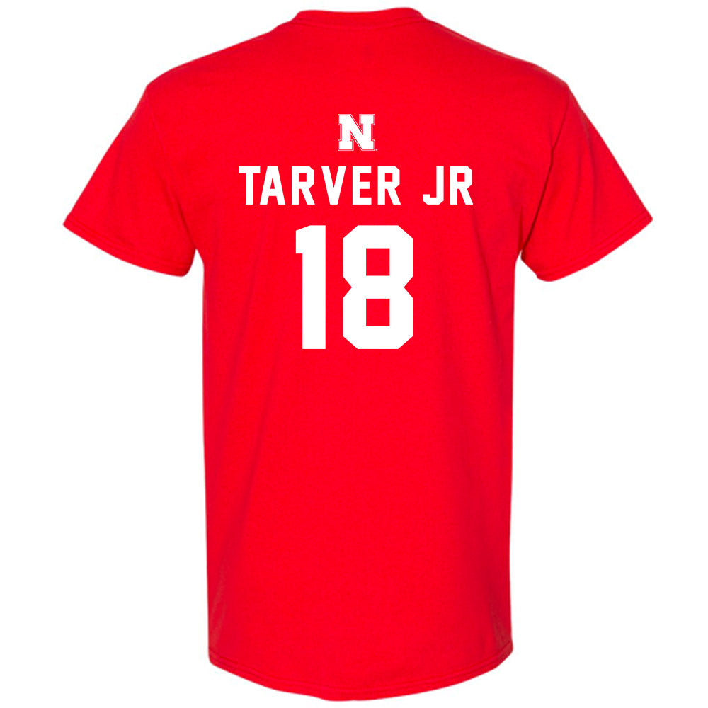 Nebraska - NCAA Football : Larry Tarver Jr - Replica Shersey T-Shirt-1