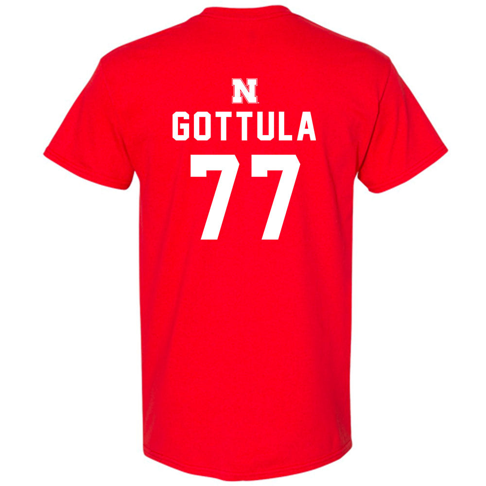 Nebraska - NCAA Football : Gunnar Gottula - T-Shirt