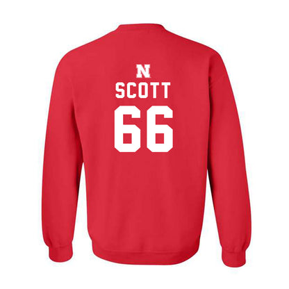 Nebraska - NCAA Football : Ben Scott - Crewneck Sweatshirt