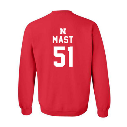 Nebraska - NCAA Men's Basketball : Rienk Mast - Crewneck Sweatshirt