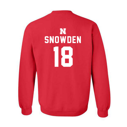 Nebraska - NCAA Women's Soccer : Reese Snowden - Replica Shersey Crewneck Sweatshirt-1