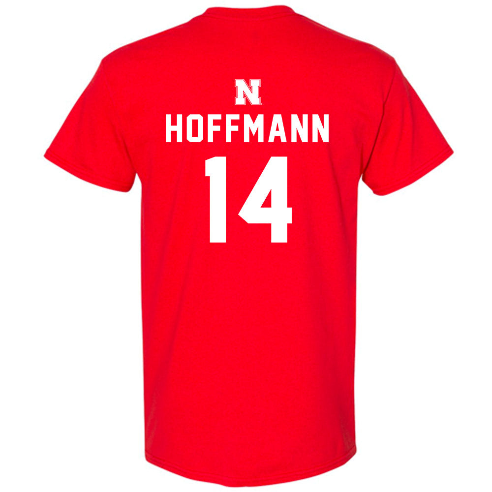 Nebraska - NCAA Softball : Kacie Hoffmann - Replica Shersey T-Shirt-1