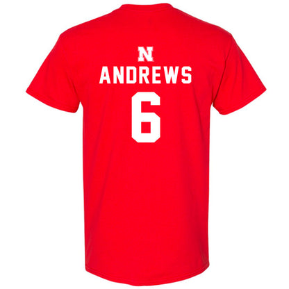 Nebraska - NCAA Softball : Billie Andrews - T-Shirt