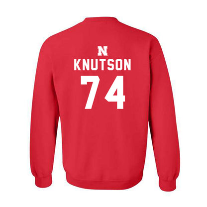Nebraska - NCAA Football : Brock Knutson - Crewneck Sweatshirt