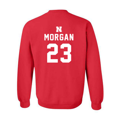 Nebraska - NCAA Men's Basketball : Andrew Morgan - Crewneck Sweatshirt