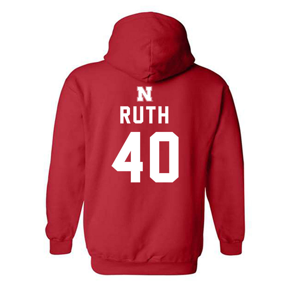 Nebraska - NCAA Football : Trevor Ruth - Hooded Sweatshirt