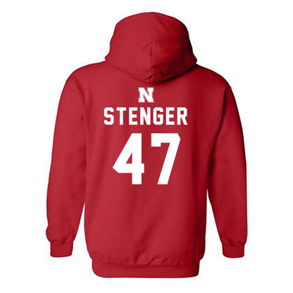 Nebraska - NCAA Football : Gage Stenger - Hooded Sweatshirt