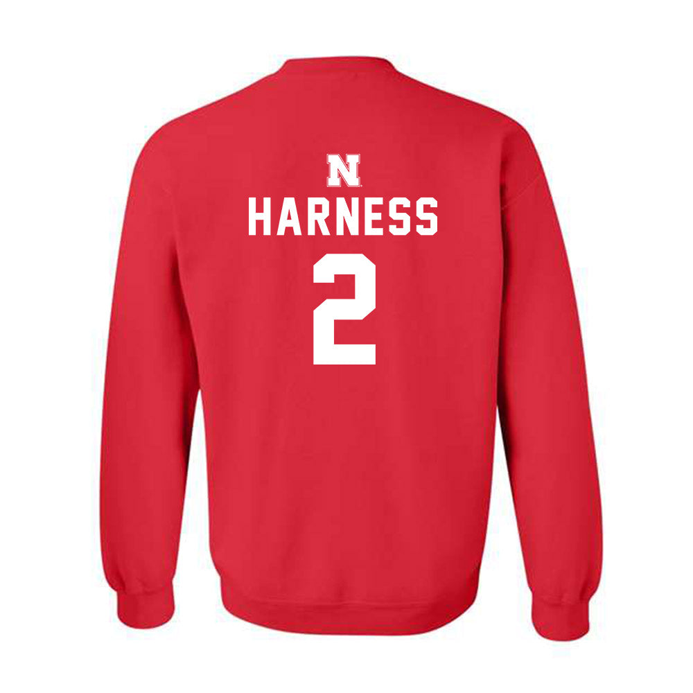 Nebraska - NCAA Softball : Sarah Harness - Crewneck Sweatshirt