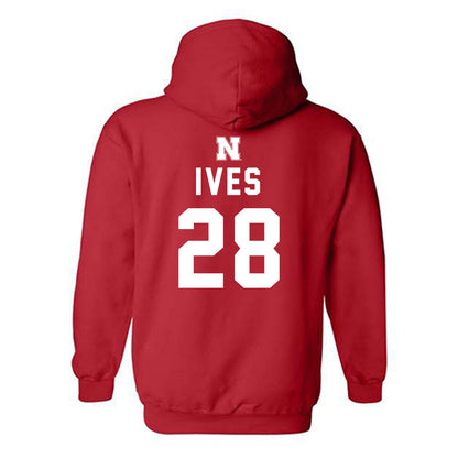 Nebraska - NCAA Football : Kwinten Ives - Hooded Sweatshirt