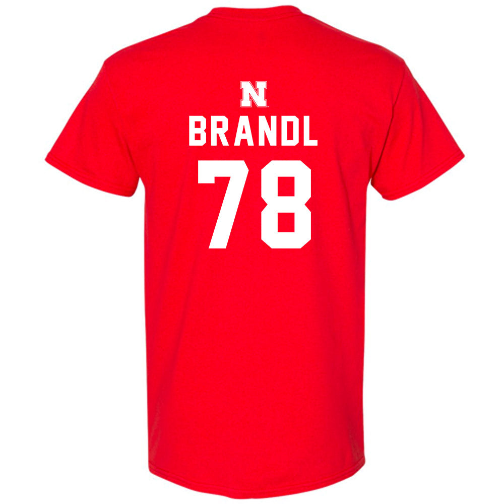 Nebraska - NCAA Football : Jacob Brandl - T-Shirt