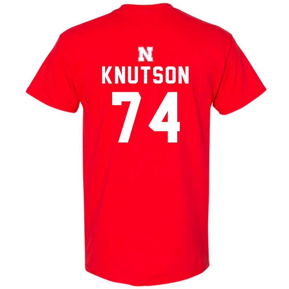 Nebraska - NCAA Football : Brock Knutson - T-Shirt
