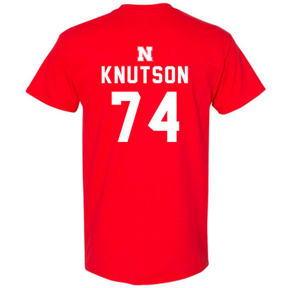 Nebraska - NCAA Football : Brock Knutson - T-Shirt