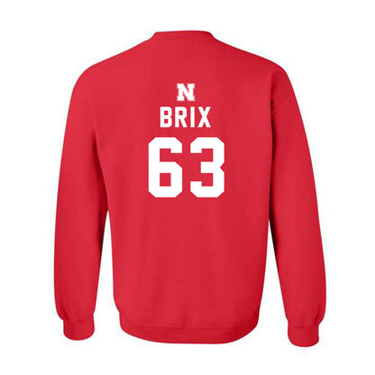 Nebraska - NCAA Football : Grant Brix - Crewneck Sweatshirt