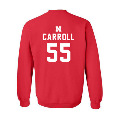 Nebraska - NCAA Football : Vincent Carroll - Crewneck Sweatshirt