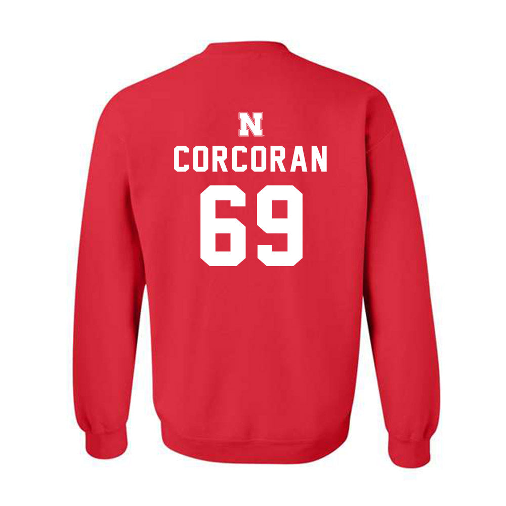 Nebraska - NCAA Football : Turner Corcoran - Crewneck Sweatshirt