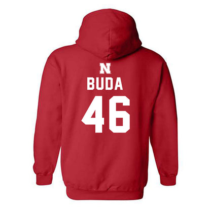 Nebraska - NCAA Football : Grant Buda - Hooded Sweatshirt