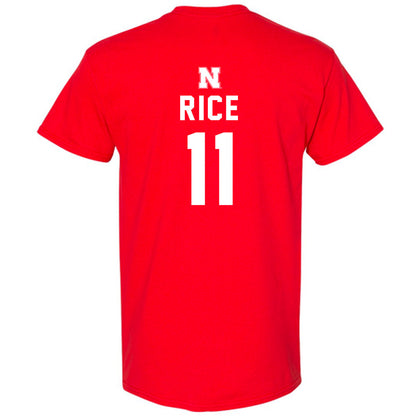 Nebraska - NCAA Men's Basketball : Eli Rice - T-Shirt