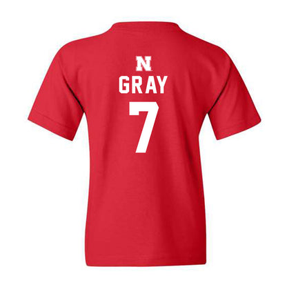 Nebraska - NCAA Softball : Sydney Gray - Youth T-Shirt