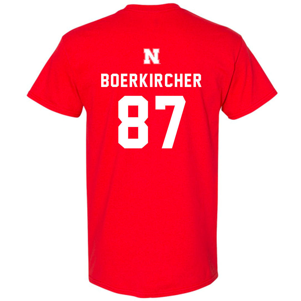 Nebraska - NCAA Football : Nate Boerkircher - T-Shirt