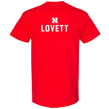 Nebraska - NCAA Wrestling : Ridge Lovett - T-Shirt