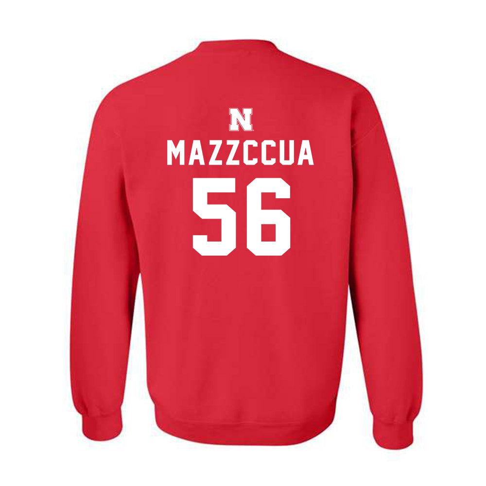 Nebraska - NCAA Football : Micah Mazzccua - Crewneck Sweatshirt