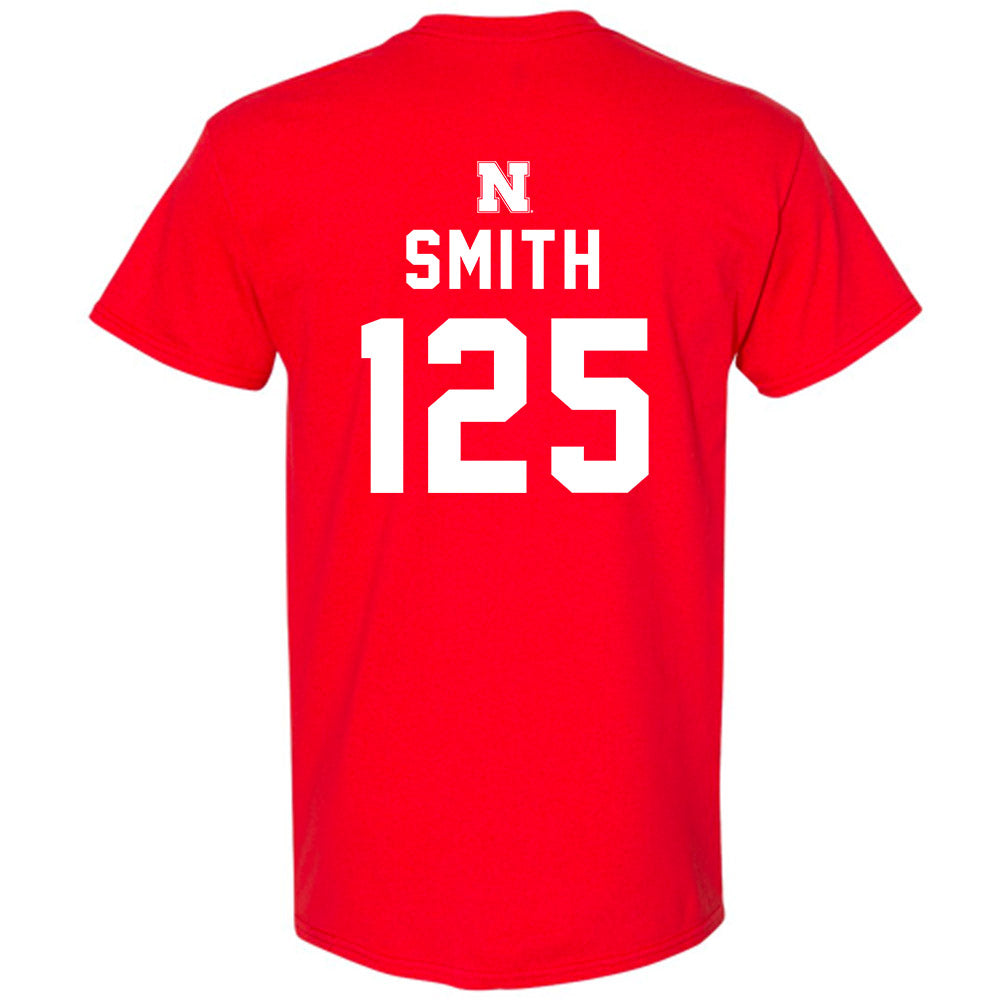 Nebraska - NCAA Wrestling : Caleb Smith - Replica Shersey T-Shirt