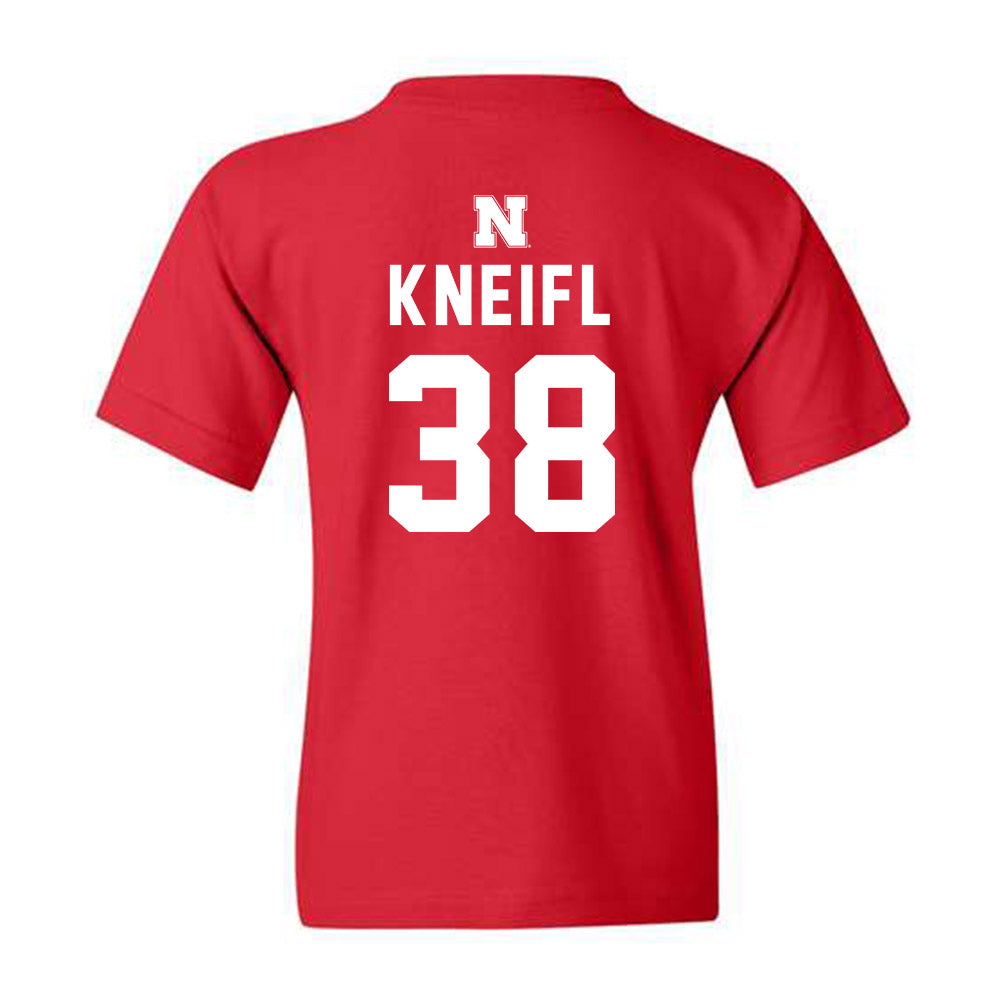 Nebraska - NCAA Baseball : Brooks Kneifl - Youth T-Shirt